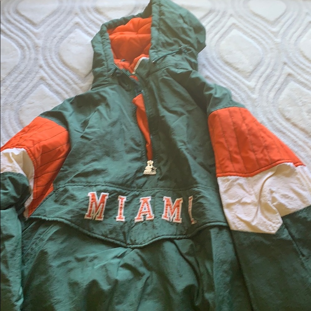 Vintage Miami hurricanes starter jacket